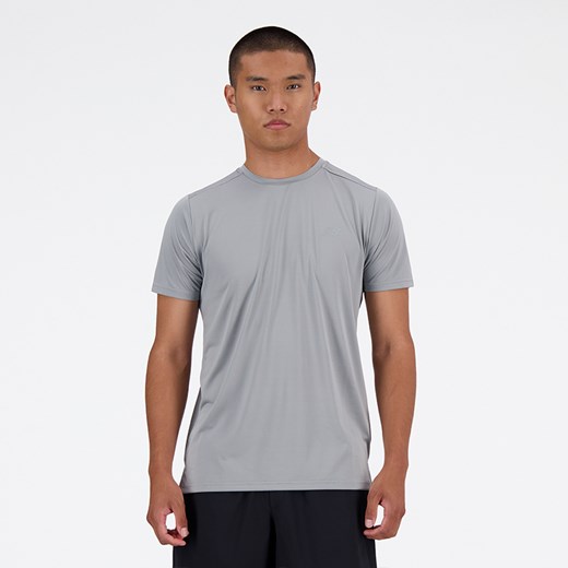 Koszulka męska New Balance MT41222YST – szara ze sklepu New Balance Poland w kategorii T-shirty męskie - zdjęcie 170310174