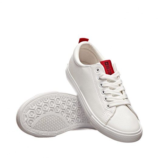 Sneakersy damskie białe BIG STAR DD274685 ze sklepu ButyButy.pl w kategorii Trampki damskie - zdjęcie 170315271