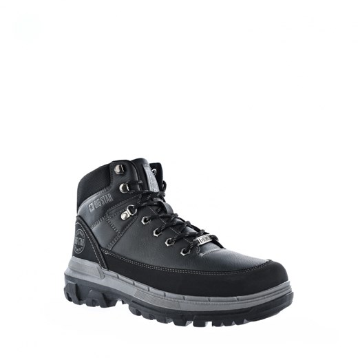 Obuwie męskie Big Star Shoes KK174120 czarne ze sklepu ButyButy.pl w kategorii Buty trekkingowe męskie - zdjęcie 170316112