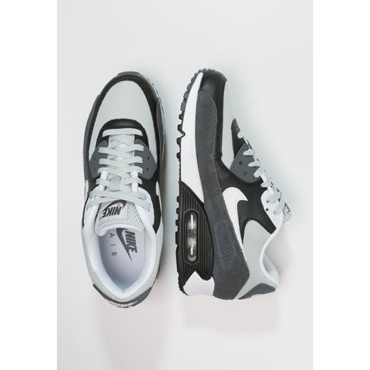 Nike Sportswear AIR MAX 90 ESSENTIAL Tenisówki i Trampki grey mist/white/black/dark grey zalando  okrągłe