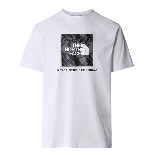 Koszulka The North Face Raglan Redbox 0A87NJZI51 - białe ze sklepu streetstyle24.pl w kategorii T-shirty męskie - zdjęcie 170318191