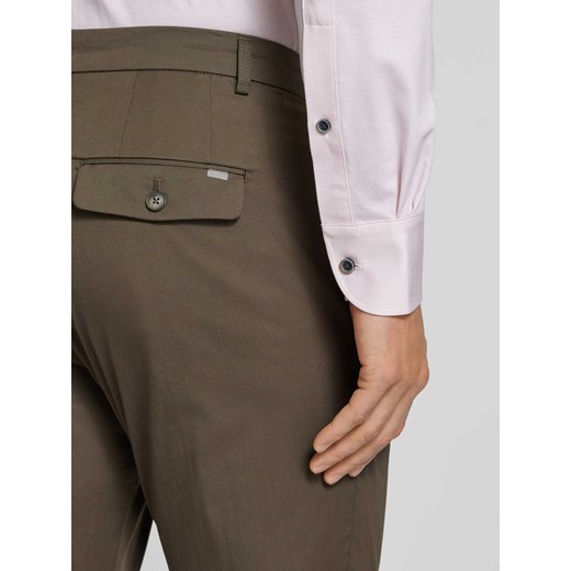 Spodnie materiałowe z wpuszczanymi kieszeniami w stylu francuskim model ‘Sapo’ Cinque 48 Peek&Cloppenburg 