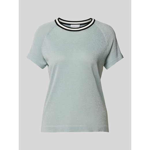T-shirt z imitacji dzianiny ze sklepu Peek&Cloppenburg  w kategorii Bluzki damskie - zdjęcie 170318661