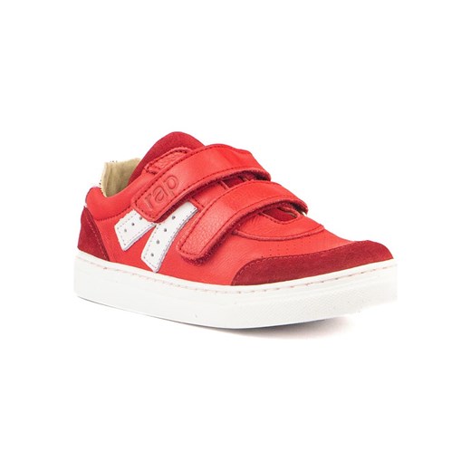 Rap Skórzane sneakersy w kolorze czerwonym ze sklepu Limango Polska w kategorii Trampki dziecięce - zdjęcie 170321602