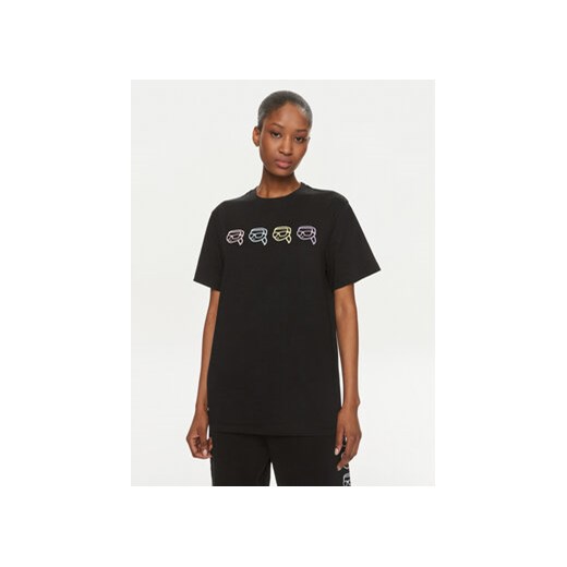 KARL LAGERFELD T-Shirt 241W1702 Czarny Relaxed Fit ze sklepu MODIVO w kategorii Bluzki damskie - zdjęcie 170322560