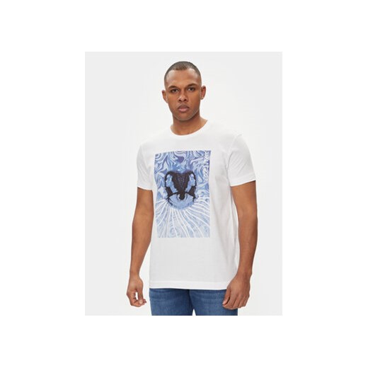 JOOP! Jeans T-Shirt 51Deano 30042428 Biały Modern Fit ze sklepu MODIVO w kategorii T-shirty męskie - zdjęcie 170322760