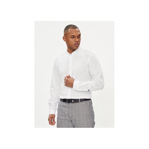 JOOP! Jeans Koszula 30031215 Biały Regular Fit ze sklepu MODIVO w kategorii Koszule męskie - zdjęcie 170322802
