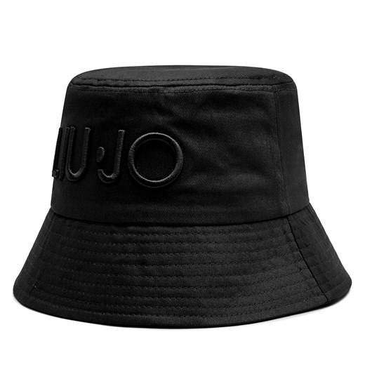 Kapelusz Liu Jo Cloche Con Logo Bucket 2A4030 T0300 Czarny ze sklepu eobuwie.pl w kategorii Kapelusze damskie - zdjęcie 170324253
