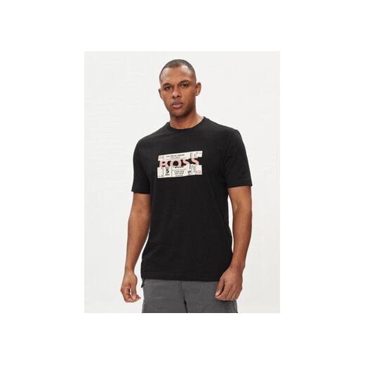 Boss T-Shirt Bossticket 50515829 Czarny Regular Fit ze sklepu MODIVO w kategorii T-shirty męskie - zdjęcie 170325133