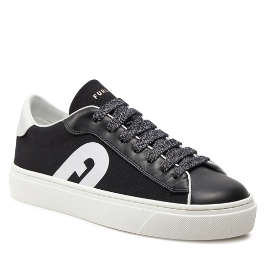 Buty sportowe damskie Furla sneakersy sznurowane płaskie
