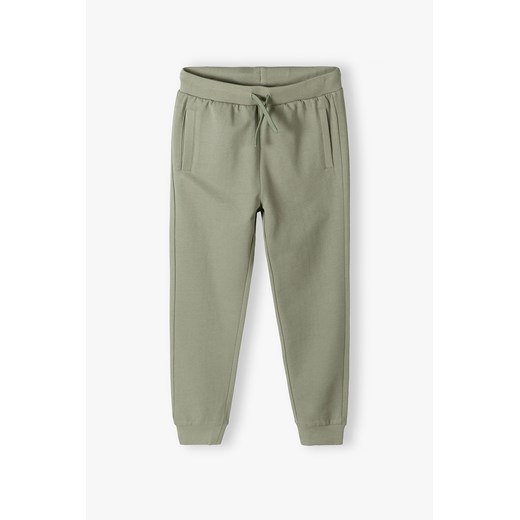 Zielone spodnie dresowe z kieszeniami - Lincoln&Sharks ze sklepu 5.10.15 w kategorii Spodnie chłopięce - zdjęcie 170326302