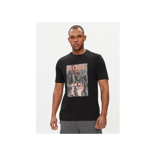 Boss T-Shirt Bossticket 50515829 Czarny Regular Fit ze sklepu MODIVO w kategorii T-shirty męskie - zdjęcie 170326922