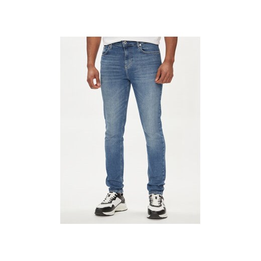 Karl Lagerfeld Jeans Jeansy 241D1101 Niebieski Skinny Fit ze sklepu MODIVO w kategorii Jeansy męskie - zdjęcie 170327011