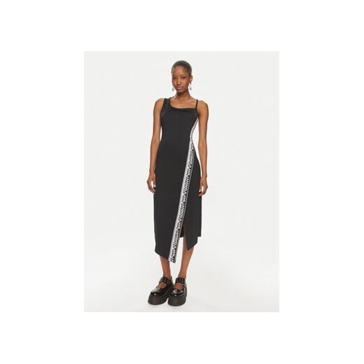 KARL LAGERFELD Sukienka codzienna 241W1352 Czarny Slim Fit ze sklepu MODIVO w kategorii Sukienki - zdjęcie 170327103