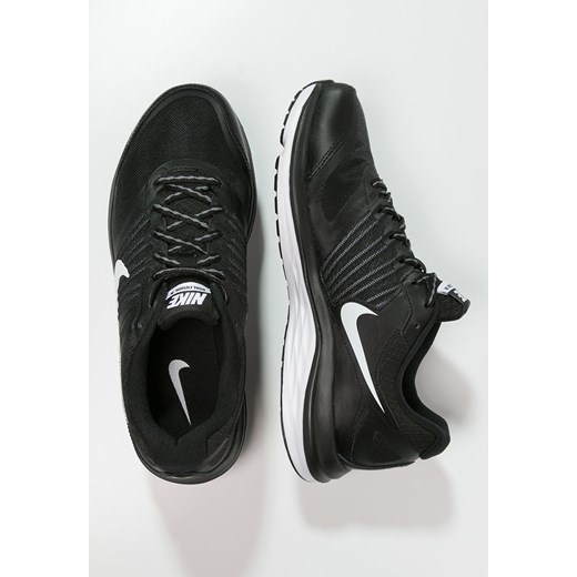 Nike Performance DUAL FUSION X Obuwie do biegania Amortyzacja black/white/cool grey zalando czarny skóra