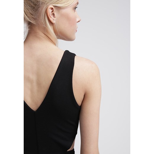 New Look Sukienka koktajlowa black zalando bezowy bez wzorów/nadruków