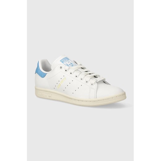 adidas Originals sneakersy skórzane Stan Smith W kolor biały IE0467 ze sklepu PRM w kategorii Buty sportowe damskie - zdjęcie 170329642