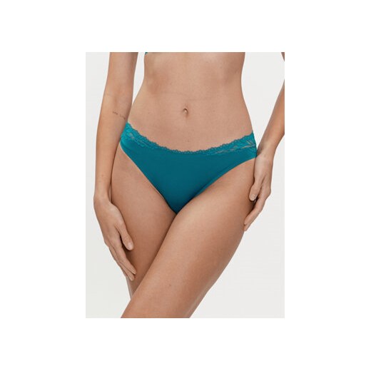 Calvin Klein Underwear Figi klasyczne 000QF6398E Zielony ze sklepu MODIVO w kategorii Majtki damskie - zdjęcie 170330274