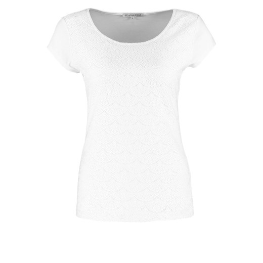 Anna Field Tshirt basic white zalando  abstrakcyjne wzory
