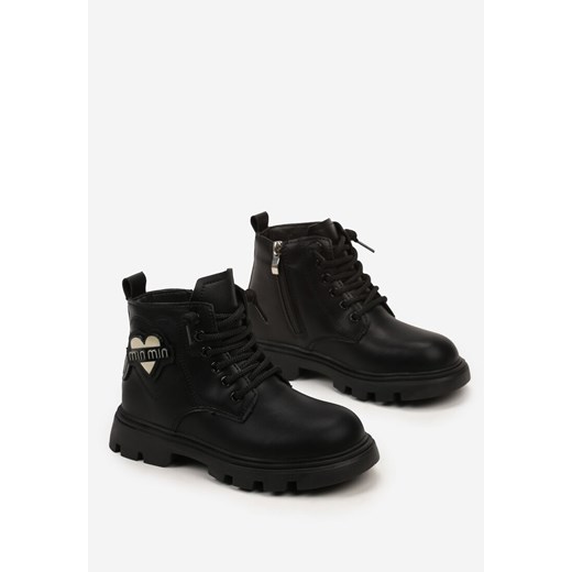 Buty zimowe dziecięce Born2be na zimę wiązane 