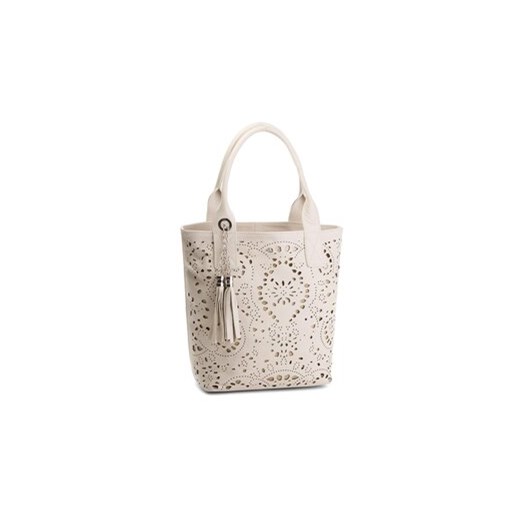 Creole Torebka K10554 Beżowy ze sklepu MODIVO w kategorii Torby Shopper bag - zdjęcie 170334330