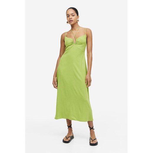 H & M - Sukienka na ramiączkach - Zielony ze sklepu H&M w kategorii Sukienki - zdjęcie 170335311