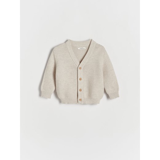 Reserved - Strukturalny sweter - kremowy ze sklepu Reserved w kategorii Bluzy i swetry - zdjęcie 170338932