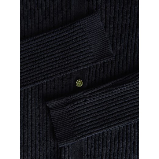 Reserved - Ażurowy sweter - granatowy Reserved L Reserved
