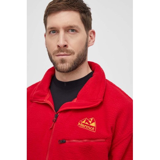 Marmot bluza sportowa ’94 E.C.O. kolor czerwony z aplikacją Marmot S ANSWEAR.com