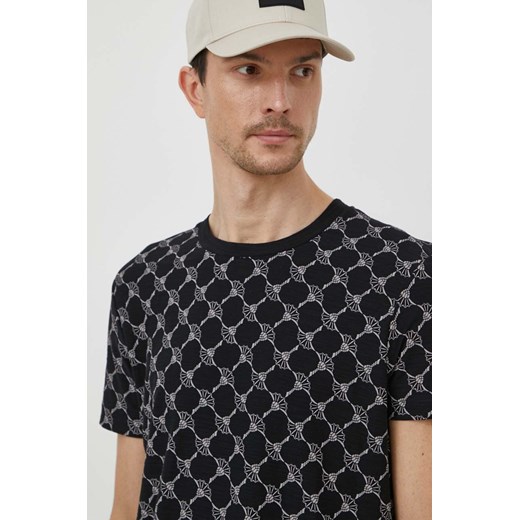Joop! t-shirt bawełniany męski kolor czarny wzorzysty Joop! XXL ANSWEAR.com