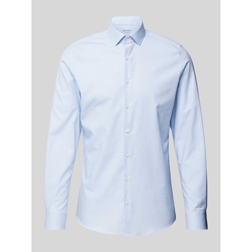 Koszula biznesowa o kroju slim fit z dodatkiem streczu ze sklepu Peek&Cloppenburg  w kategorii Koszule męskie - zdjęcie 170342410