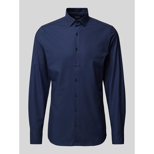 Koszula biznesowa o kroju body fit z kołnierzykiem typu kent ze sklepu Peek&Cloppenburg  w kategorii Koszule męskie - zdjęcie 170342454