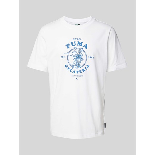 T-shirt z nadrukiem z motywem z logo ze sklepu Peek&Cloppenburg  w kategorii T-shirty męskie - zdjęcie 170342573