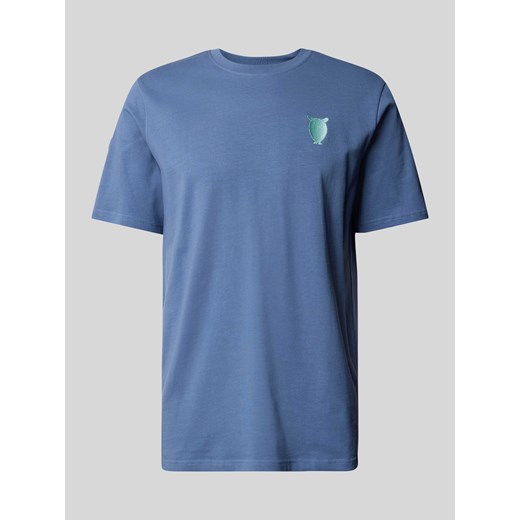 T-shirt z bawełny ekologicznej z nadrukiem z logo ze sklepu Peek&Cloppenburg  w kategorii T-shirty męskie - zdjęcie 170342610