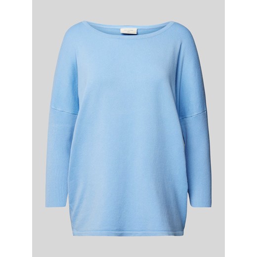 Sweter z dzianiny w jednolitym kolorze model ‘JONE’ Free/quent M Peek&Cloppenburg 