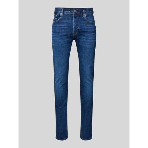 Jeansy o kroju slim fit z 5 kieszeniami model ‘BLEECKER’ ze sklepu Peek&Cloppenburg  w kategorii Jeansy męskie - zdjęcie 170342763