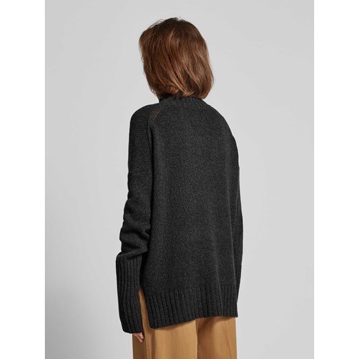 Sweter z dzianiny o kroju oversized z wyhaftowanym motywem model ‘ALMA’ Zadig & Voltaire L Peek&Cloppenburg 