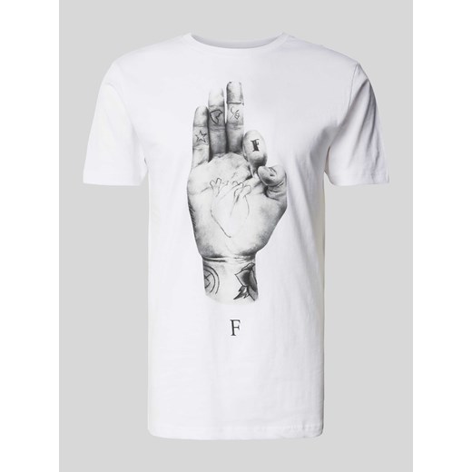 T-shirt z nadrukiem z motywem model ‘SIGN LIGHTS’ ze sklepu Peek&Cloppenburg  w kategorii T-shirty męskie - zdjęcie 170342900