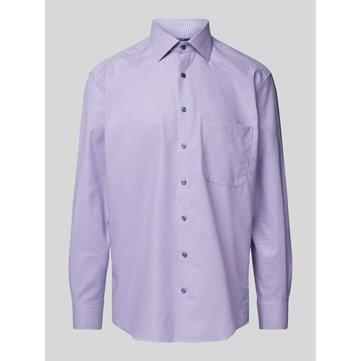 Koszula biznesowa o kroju comfort fit z kołnierzykiem typu kent ze sklepu Peek&Cloppenburg  w kategorii Koszule męskie - zdjęcie 170342903