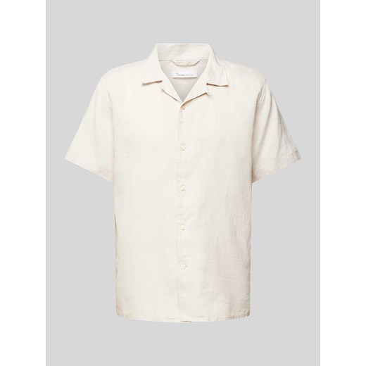 Koszula casualowa o pudełkowym kroju z kołnierzem z połami ze sklepu Peek&Cloppenburg  w kategorii Koszule męskie - zdjęcie 170343000