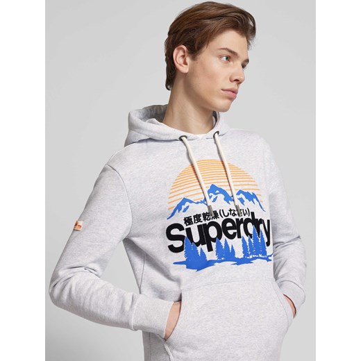 Bluza z kapturem i nadrukiem z logo model ‘GREAT OUTDOORS’ Superdry S Peek&Cloppenburg 