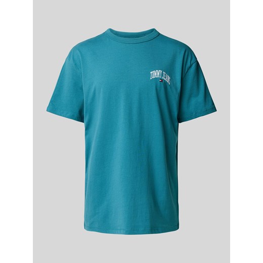 T-shirt z wyhaftowanym logo ze sklepu Peek&Cloppenburg  w kategorii T-shirty męskie - zdjęcie 170343054