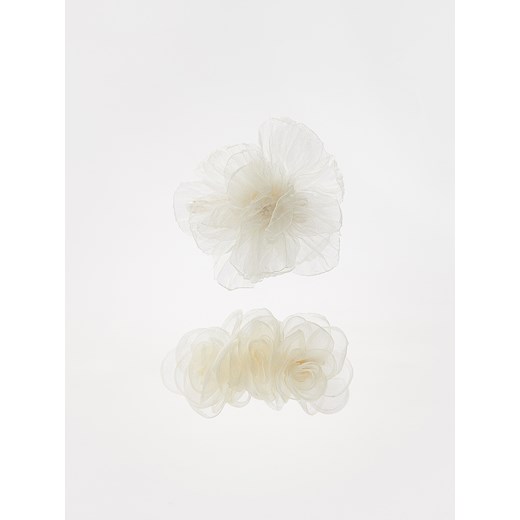 Reserved - Wsuwki do włosów 2 pack - biały Reserved ONE SIZE Reserved