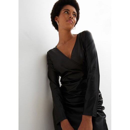 Sukienka ze sztucznej skóry 36/38 okazyjna cena bonprix