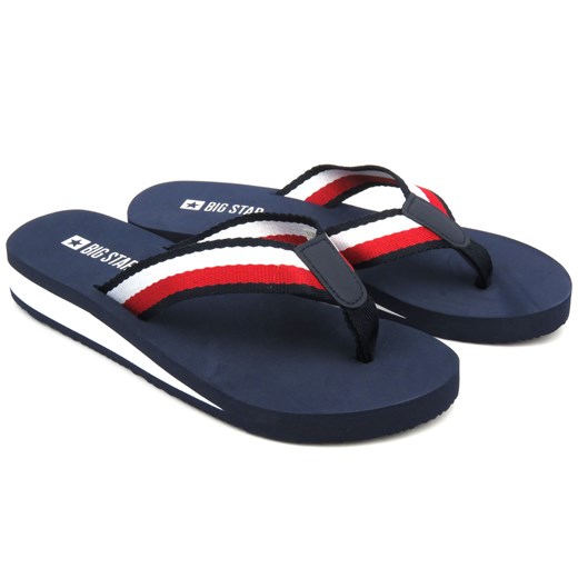 Japonki damskie sportowe - Big Star LL274779, granatowe 39 ulubioneobuwie