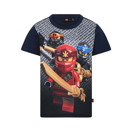 LEGO Koszulka &quot;Taylor 332&quot; w kolorze granatowym ze wzorem ze sklepu Limango Polska w kategorii T-shirty chłopięce - zdjęcie 170381343
