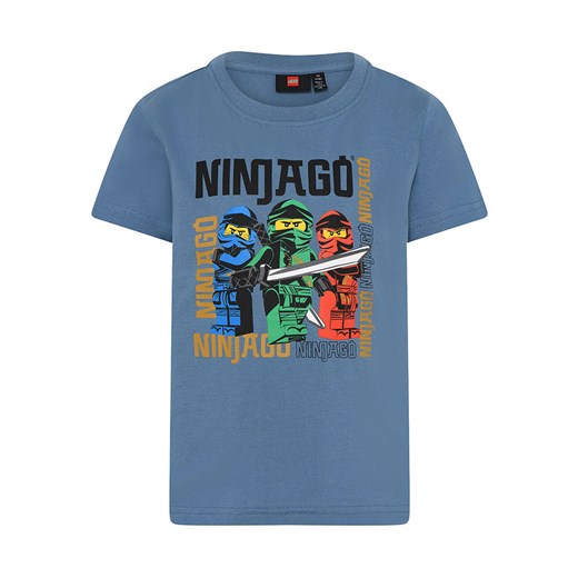 LEGO Koszulka &quot;Taylor 331&quot; w kolorze niebieskim ze wzorem ze sklepu Limango Polska w kategorii T-shirty chłopięce - zdjęcie 170381434