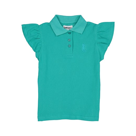lamino Koszulka polo w kolorze turkusowym ze sklepu Limango Polska w kategorii Bluzki dziewczęce - zdjęcie 170381570