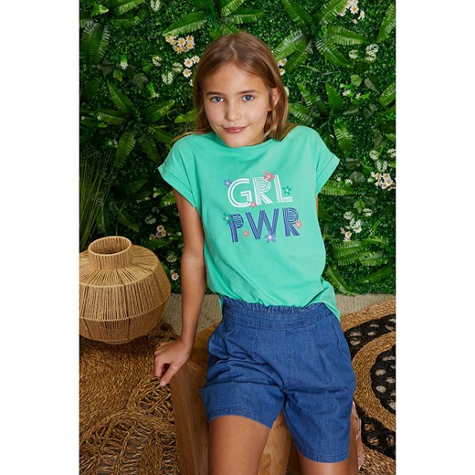 lamino Koszulka w kolorze zielonym ze sklepu Limango Polska w kategorii Bluzki dziewczęce - zdjęcie 170381702