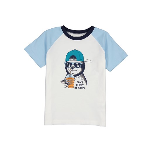 lamino Koszulka w kolorze biało-błękitnym ze sklepu Limango Polska w kategorii T-shirty chłopięce - zdjęcie 170381824